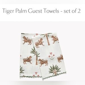 BNNU Set of 2 Linen Guest Towels